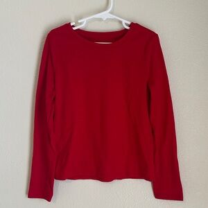 🍂Long Sleeve Red Tee🍂